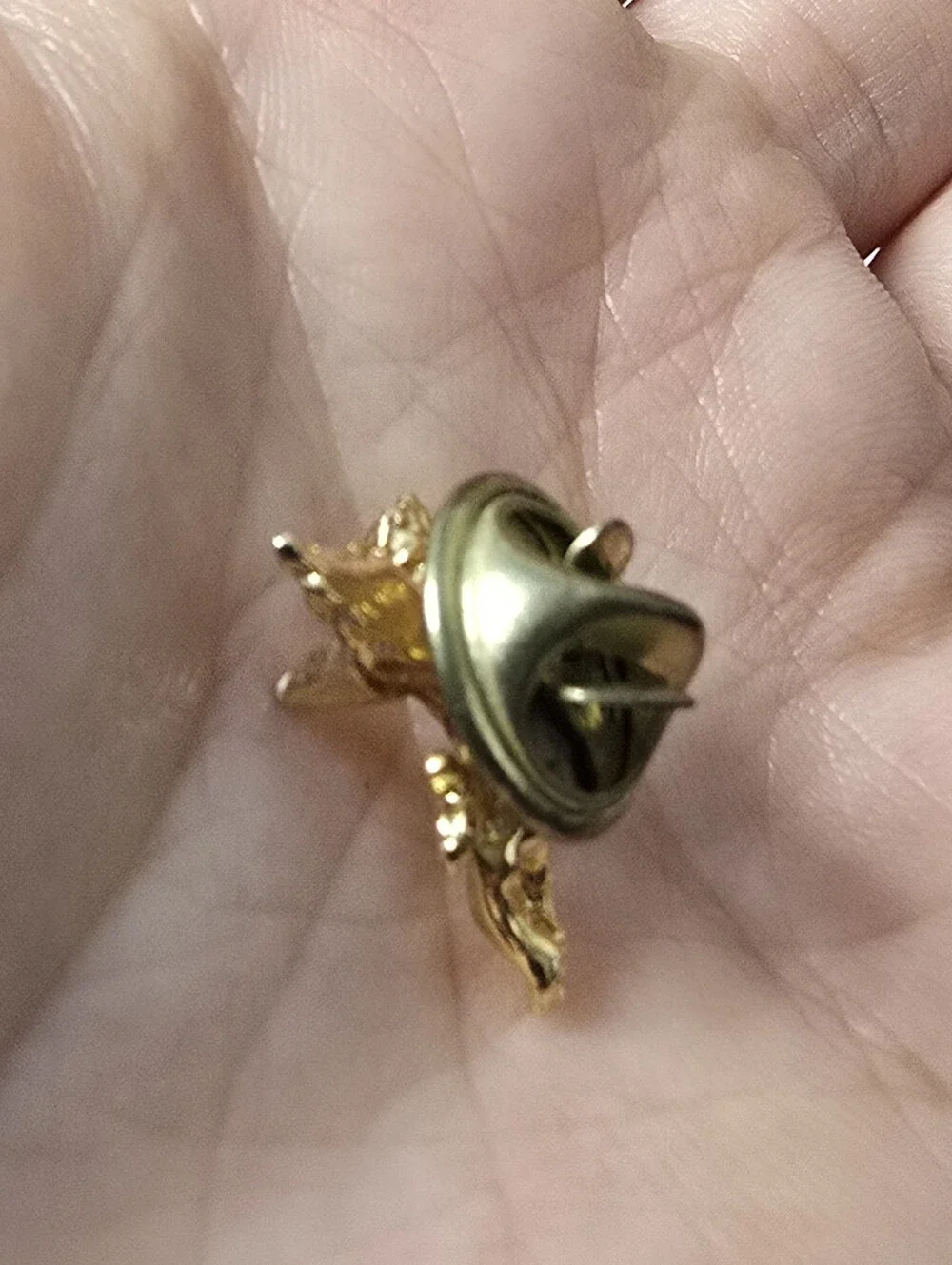 Gold Cherub Angel Pin Brooch - Women Jewelry
